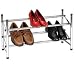 Household Essentials 2101 Expandable 2-Shelf Chrome-Plated Shoe Rack