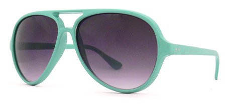 New Lightweight Funky Retro Plastic Aviator Sunglasses with 100% UV Protection Lenses 540346