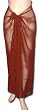 Full Size Pareo: Sheer Chocolate Brown