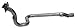 Walker 54488 Exhaust Pipe 2.625