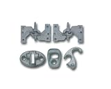 Raw Cast Iron Shutter Hinge Set