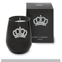 Primal Elements 'Crown' Ebony Glass Icon Candle -