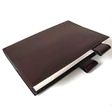 他にはなかなか無いほぼ日カズン手帳カバー（ペンホルダー付）※手帳本体は付きません (チョコ)