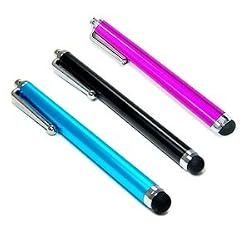 3 Pack of Black Blue Pink Stylus Universal Touch Screen Pen for Ipad 2 Ipod Iphone 4,4S,3g ,3gs, Kindle Fire,Motorola Xoom, Samsung Galaxy Tab 8.9 10.1, Blackberry Playbook HTC Flyer Evo