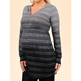 Buy A Pea in the Pod: Long Sleeve Hooded Maternity T Shirt by A Pea in the Pod
