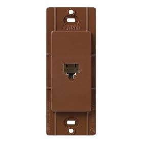 Click here to buy Lutron SC-PJ-SI Satin Colors Phone Jack, Sienna by Lutron.