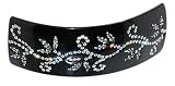France Luxe Volume Barrette with Crystal Vines