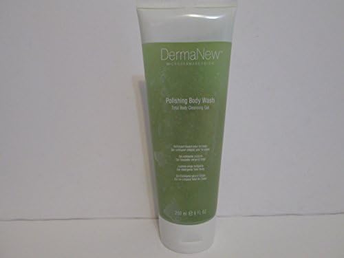 Dermanew Microdermabrasion Polishing Body Wash Total Body Cleansing Gel 250 Ml 8 Oz