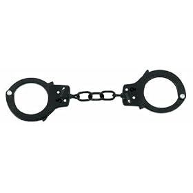 Handcuff Single Lock Black Steel