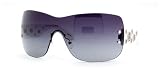 AUTHENTIC MARC BY MARC JACOBS MMJ 043 S 0SGK WHITE TEMPLES GRAY GRADIENT LENS RIMLESS SHIELD... by