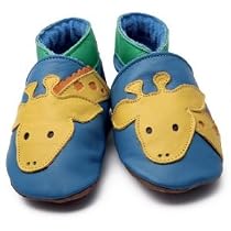 Giraffe Mid Blue - Baby Shoe