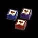 Crazy for You Heart Design Polish Jewelry Keepsake Ring Box (Comes in Assorted Colors)