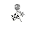 Checkered Race Flag Happy Birthday Charm Bead with Wish Star