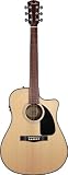 Fender CD-100CE Dreadnought Acoustic Electric Guitar, Natural