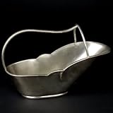 PEWTER FINISH WINE BOTTLE HOLDER