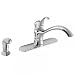 Moen Lexie Kitchen Sink Faucet Chrome w/ Spray #87435N