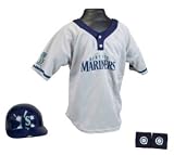 Seattle Mariners Baseball Helmet And Jersey Set