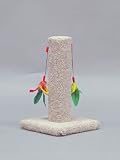 Carpet Cat Post With Feather Toy 17 1/2