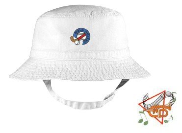Embroidered Infant Bucket Cap with the image of: flugelhorn