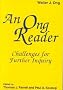 An Ong Reader: Challenges for Further Inquiry (Hampton Press Communication)