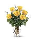 Six Yellow Roses - B0012BKDJE
