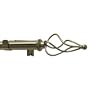 Levolor Birdcage Rod Set, Burnished Brass, 3/4-Inch Diameter, 36 to 66-Inch Width