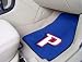 FanMats Officially Licensed Carpeted Front Floor Mats - NBADetroit Pistons (1 Pair - Front Floor Mats)