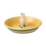 Pfaltzgraff Circle of Kindness The Very Berry 9-Inch Pie Dish with Whimsical Lamb Pie Vent