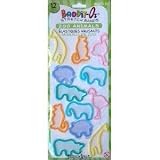 NEW! Pk/12 Bandit Os Shaped Rubber Bands: Series 1  Zoo Animals