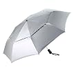 Coolibar UPF 50+ Titanium Travel Umbrella - Sun Protective (Silver)