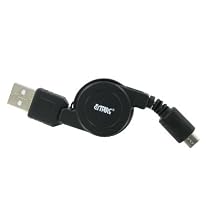 EMPIRE LG Intuition Retractable USB Data Cable (Black)