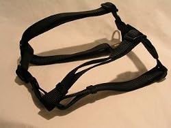 Hamilton Adjustable Comfort Dog Harness Black 1 X30-40 - CFA