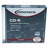 IVR85885 CD-R Recordable Discs, 52x Maximum Recording Speed, 700MB/80MIN
