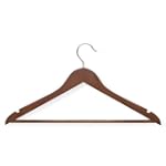 Honey-Can-Do HNGZ01207 Wood Suit Hangers with Non-slip Bar, 8-Pack, Cherry