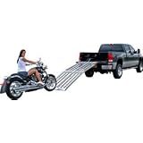 8' Big Boy II Folding Aluminum Motorcycle, ATV, UTV, Lawn & Garden Loading Ramp by Rage Powersports