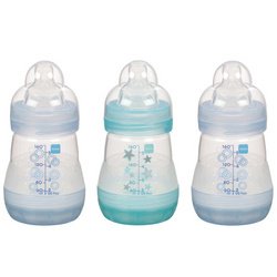 Sassy Baby's Mam 5 oz. Boy Bottle - 3 Pack