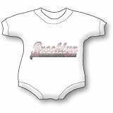 Brooklyn silver red Baby Ultrasoft Onesie