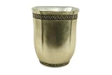 Croscill Cheshire Wastebasket, Platinum