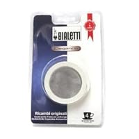 Bialetti 4-Cup Stainless Replacement Gasket / Filter Pack