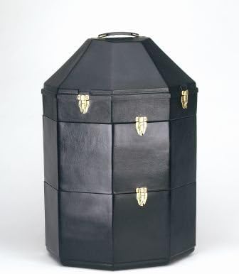 Large Triple Western Hat Carrier, Black