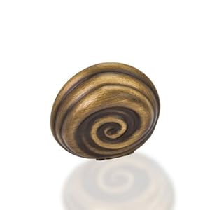 Hardware Resources Antique Brass 1 1/8 in Palm Leaf Knob (HR415SABSB)