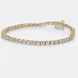Ladies Diamond Tennis Bracelet in 14k Gold