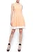Mango Women's Contrast Dress, S, Soft Coral