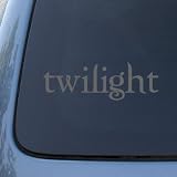 TWILIGHT LOGO - Edward Cullen Vinyl Decal Sticker #1655 | Vinyl Color: Silver