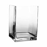 8" Tall Contemporary Rectangle Vases