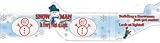 Snowman 3d Glasses - Holiday Specs for Christmas Lights (1Pair)