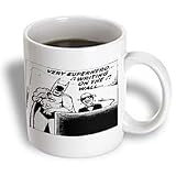 Londons Times Funny Music Cartoons - Batman And Stevie Wonder Duet, Very Superhero - Mugs