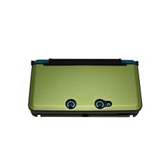 MYCARRYINGCASE 3DS Alunminum Metallic Armor Case mit Bildschirm-Schutzfolie - Green