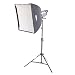 Photo : Interfit Photographic INT156 Stellar Tungsten Softbox Kit, with One Light, Softbox, Stand & Bulbs, 750 Total Watts.