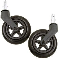 Hugo Mobility Transport Chair 2.0 Front Wheel Assembly - Pair
